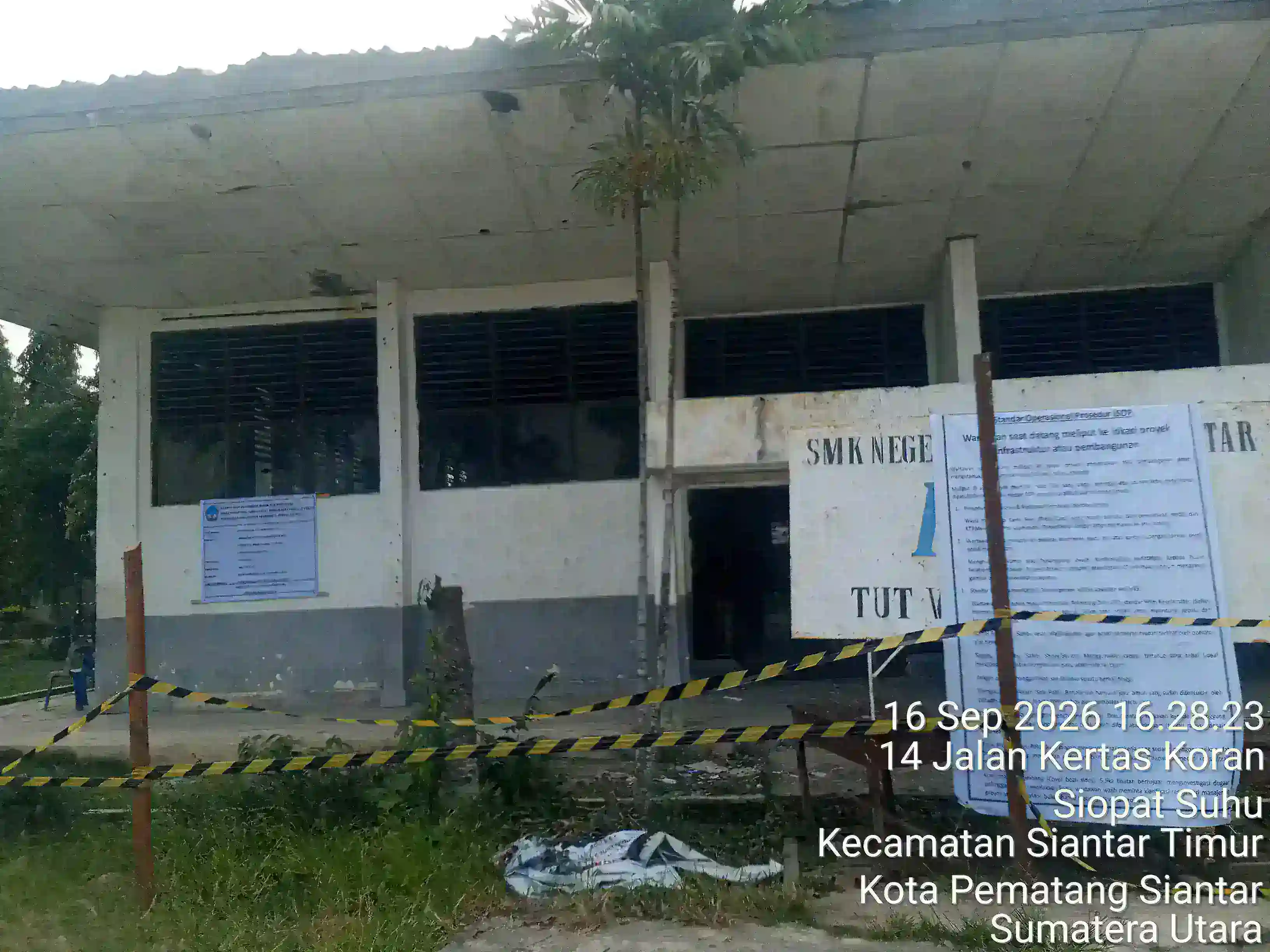 Wartawan Dilarang Ambil Foto Proyek APBN Di SMK Negeri 2 Pematangsiantar, Dugaan Pelanggaran Keterbukaan Publik Mencuat.