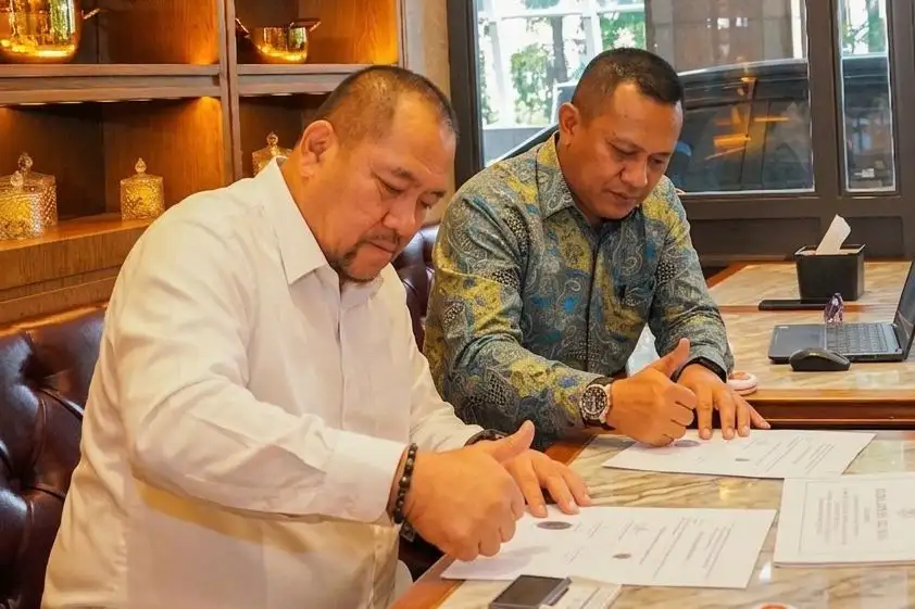 Bupati Batubara Teken Hibah Lahan HGU untuk Pembangunan Tempat Pengolahan Sampah Terpadu