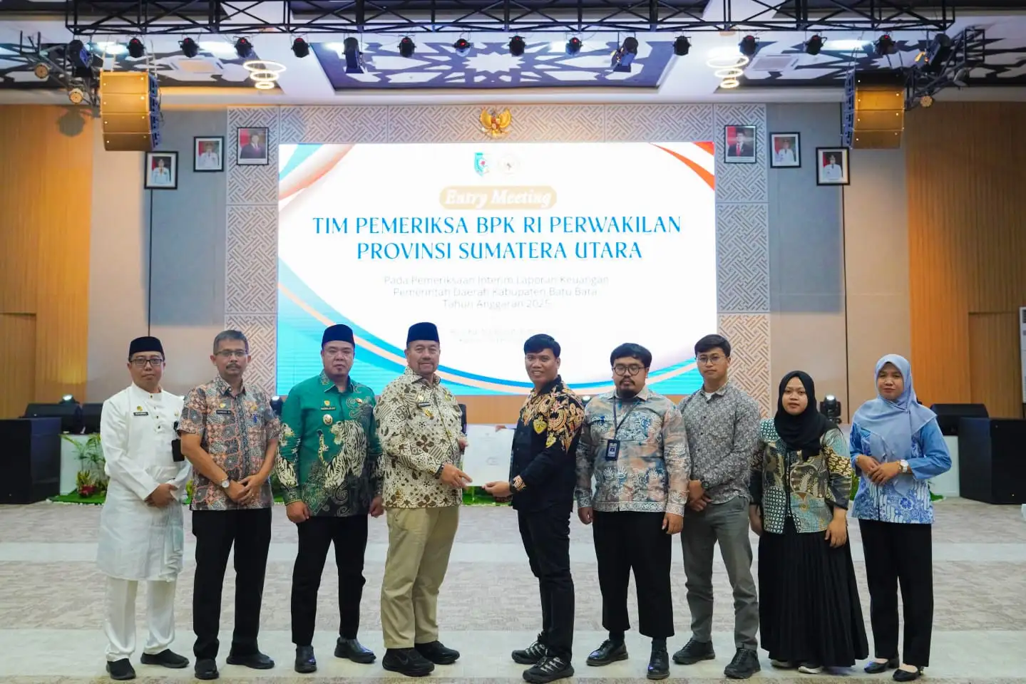 Bupati Batubara Sambut Entry Meeting Pemeriksaan Interim LKPD TA 2025 oleh BPK RI Perwakilan Sumatera Utara