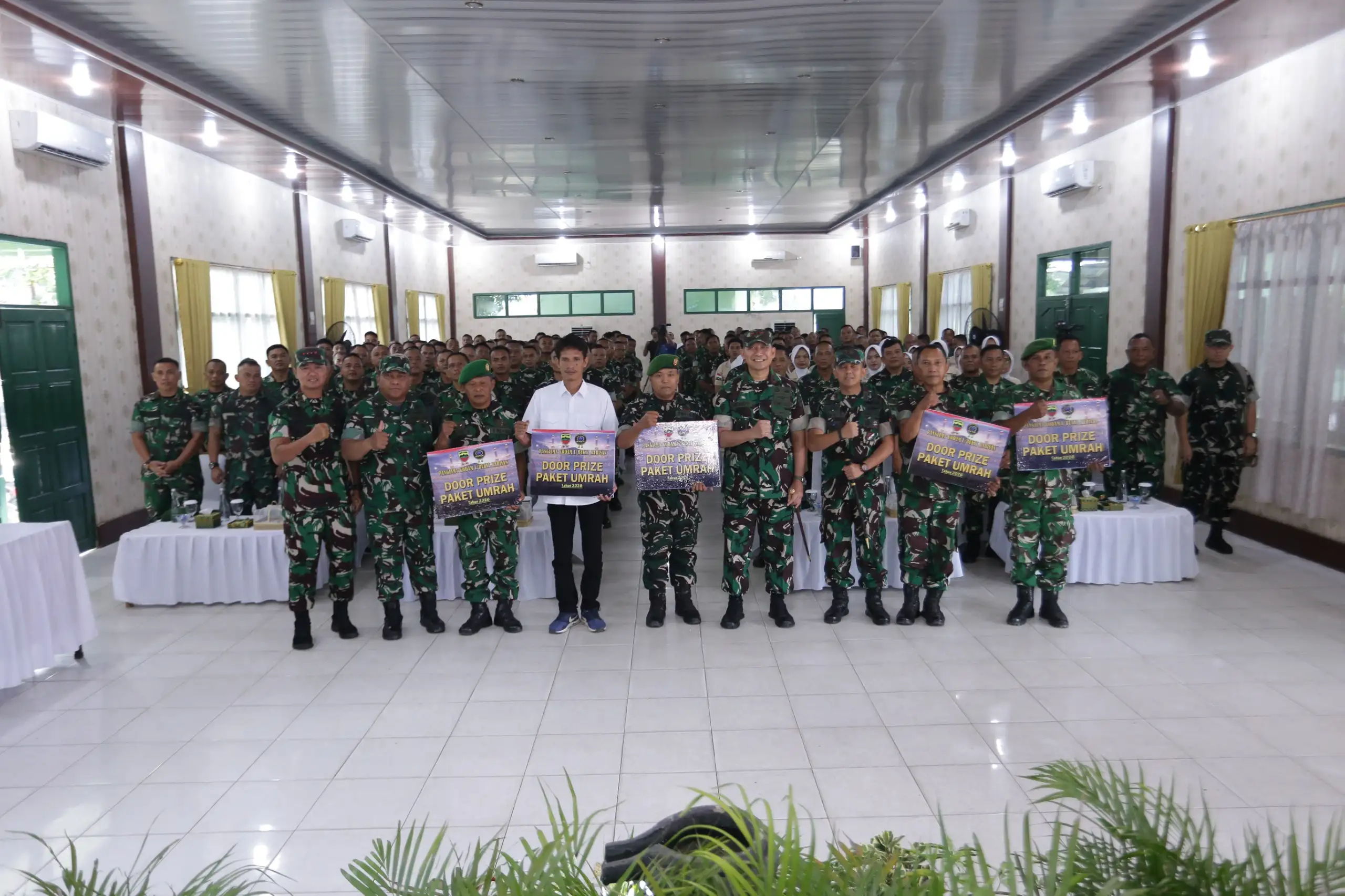 Danrem 022/PT Dampingi Pangdam l/BB Kunjungan Kerja Ke Kodim 0208/Asahan