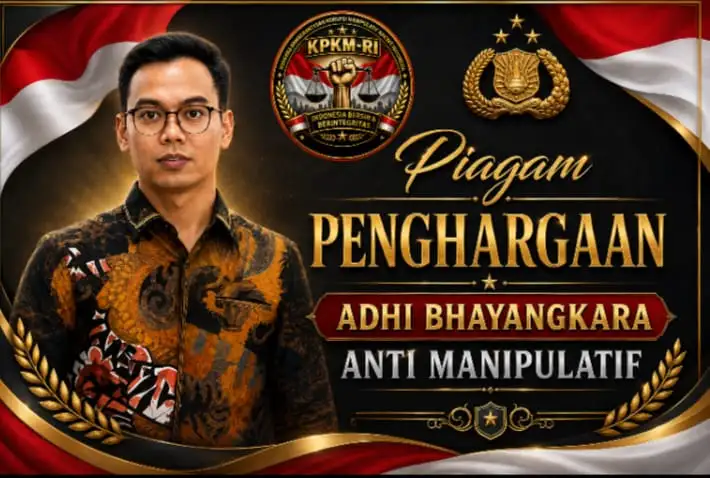 KPKM RI: Penghargaan Adhi Bhayangkara Anti-Manipulatif Untuk AKP Sandi Riz Akbar, Simbol Integritas Penegakan Hukum.