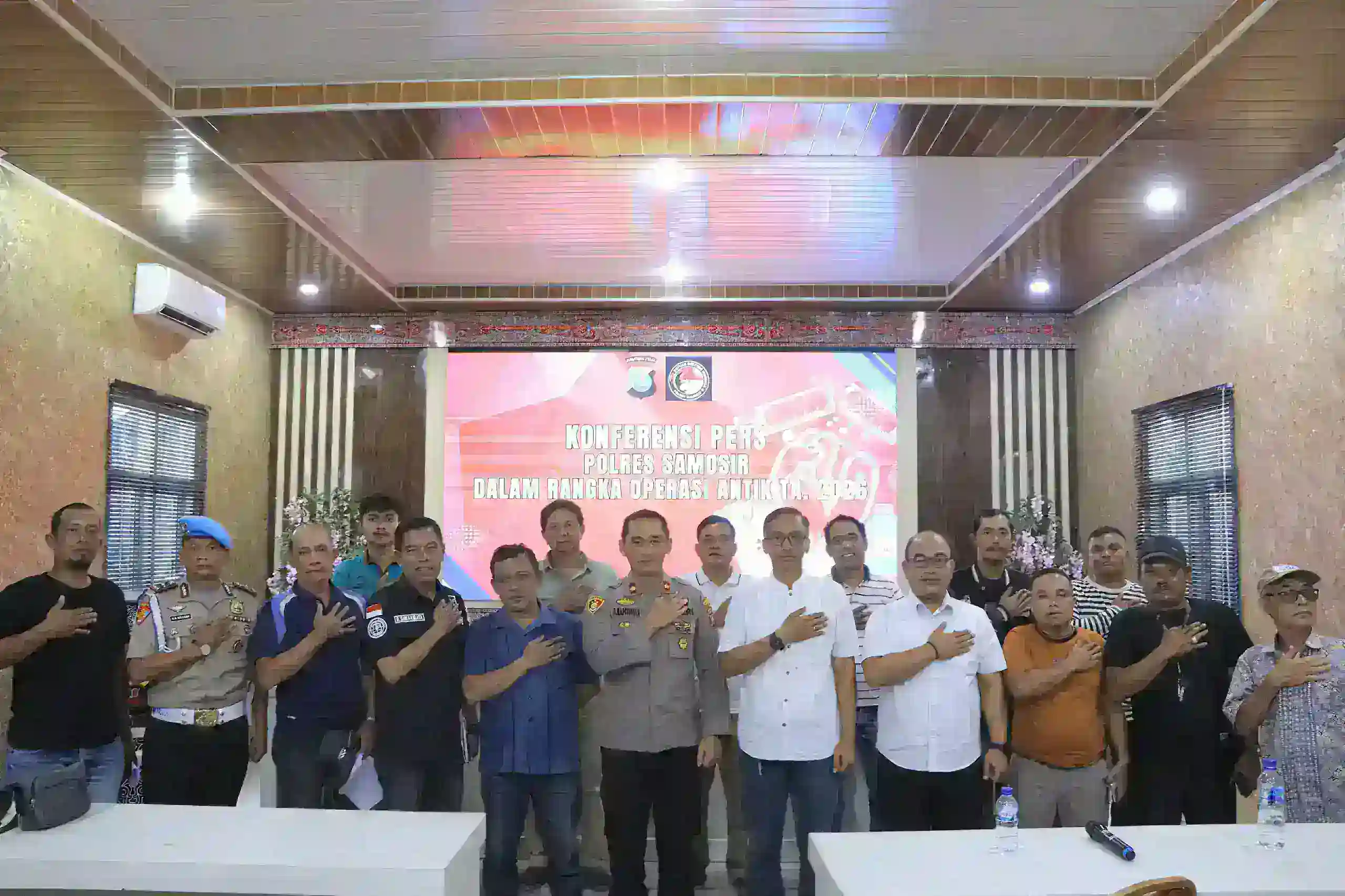 Polres Samosir Ungkap 4 Kasus Narkotika Selama Operasi Antik Toba 2026, Selamatkan 1.219 Jiwa.
