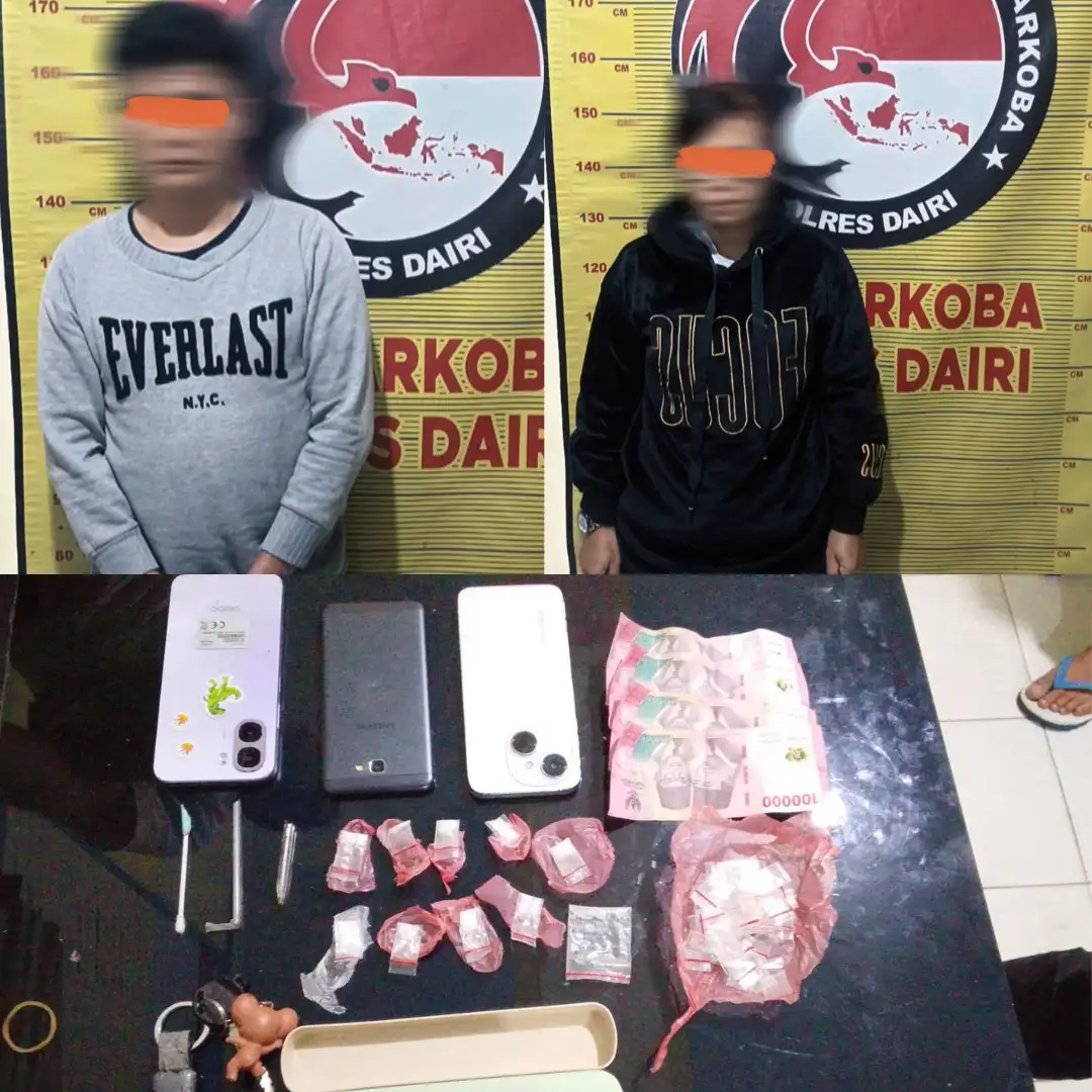 Miliki Sabu, Sat Narkoba Polres Dairi Berhasil Ringkus Residivis Bersama Wanita Di Kamar Kos - Kosan.