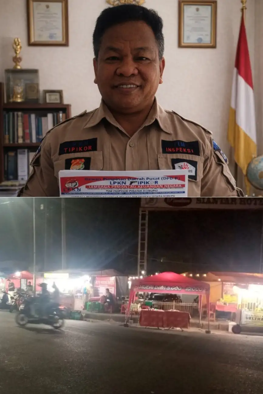 Ketua Umum LPKN Tipikor Surati Wali Kota Dan Satpol-PP, Soroti Pedagang Di Atas Trotoar Depan Siantar Hotel.