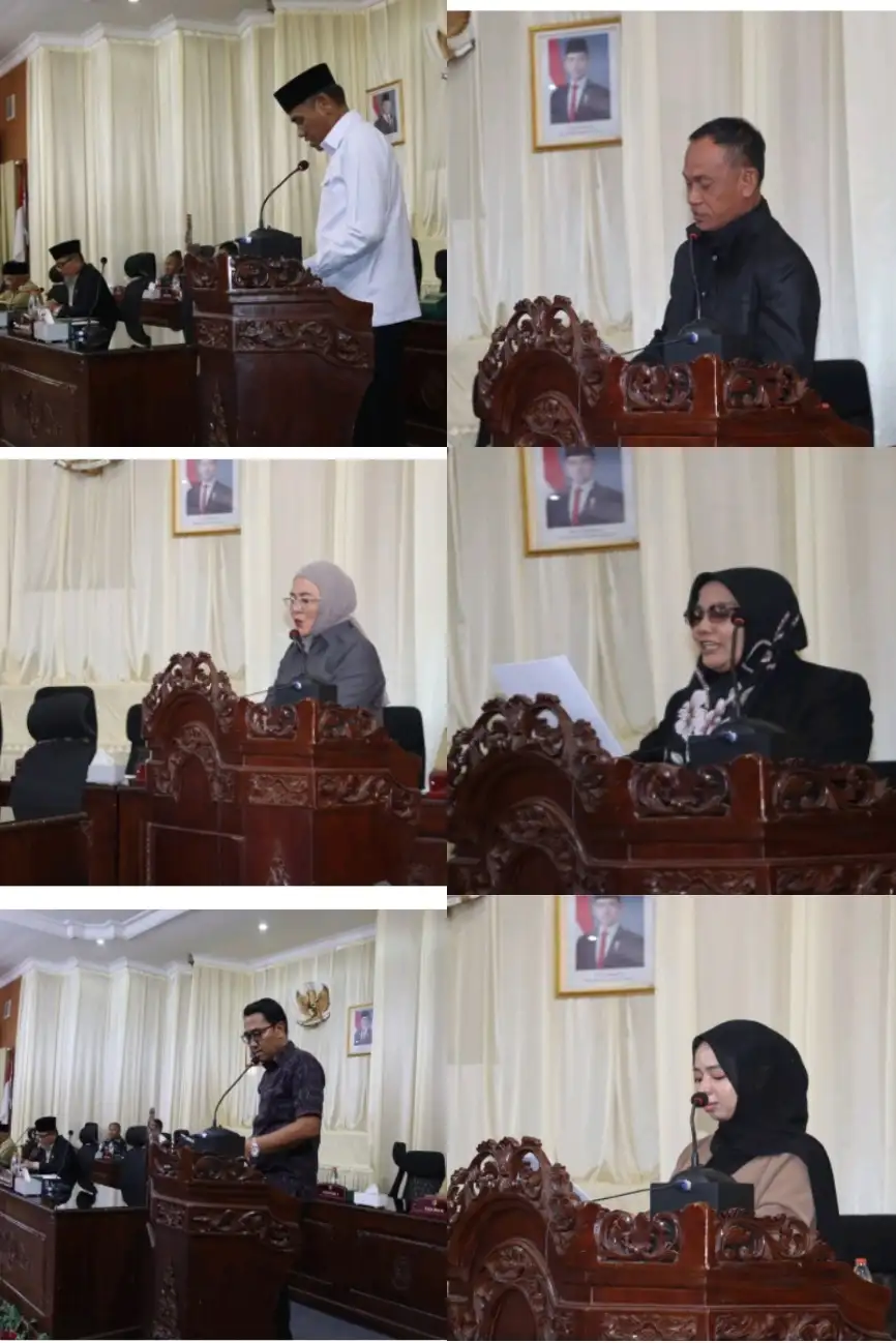DPRD Batu Bara Gelar Paripurna Jawaban Bupati Atas Pandangan Fraksi Ranperda Batra Berjaya.