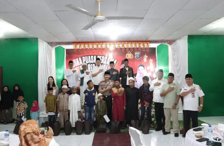 Polres Dairi Gelar Buka Puasa Bersama Forkopimda Hingga Santuni Anak Yatim - Piatu