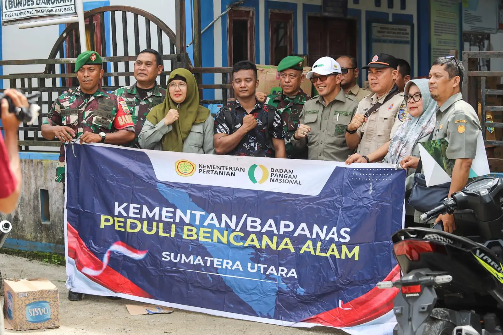 Pemkab Batu Bara Terima Bantuan Logistik Kementerian Pertanian untuk Warga Desa Benteng