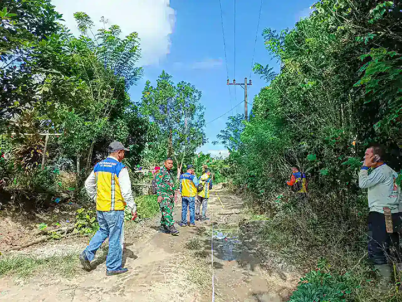 Kodim 0207/Simalungun Laksanakan Survei Sasaran TMMD ke-127, Akses Antar Nagori Siap Dibuka