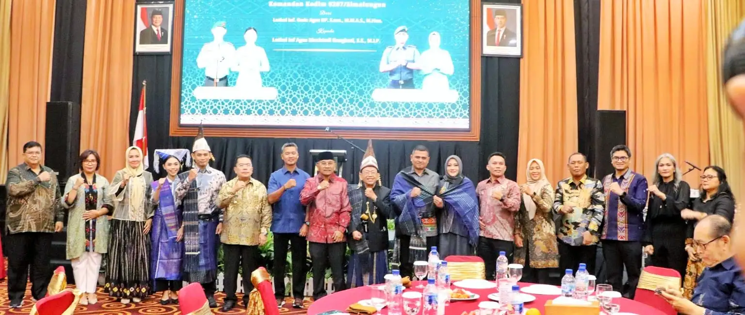 Bupati Simalungun Bersama Wakil Bupati Dan Jajaran Forkopimda Hadiri Acara Pisah Sambut Dandim 0207/Sml.
