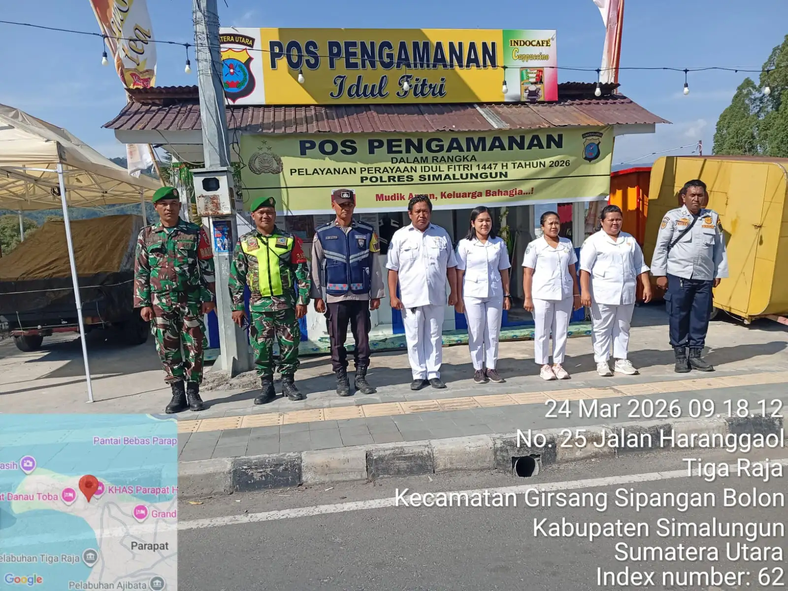 Sinergi Tanpa Henti Di Parapat, TNI-Polri Dan Instansi Terkait Jaga Keamanan Wisata 24 Jam Penuh