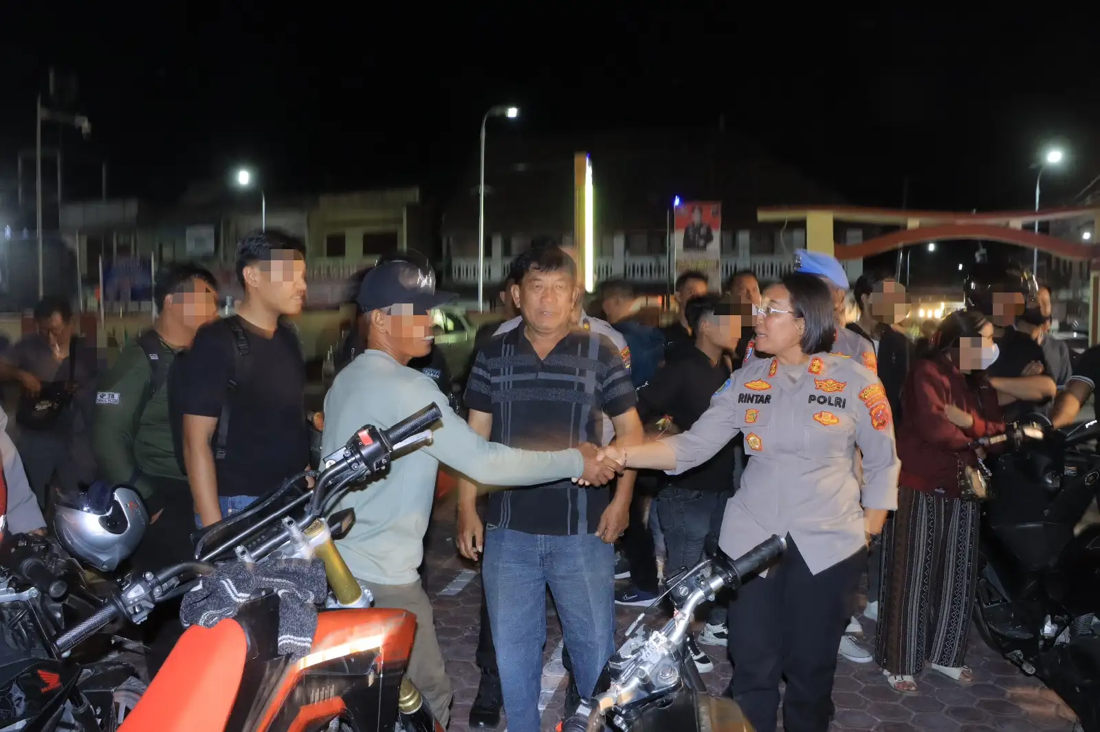 Ciptakan Wisata yang Aman Dan Nyaman, Polres Samosir Tertibkan 32 Sepeda Motor Berknalpot Brong.