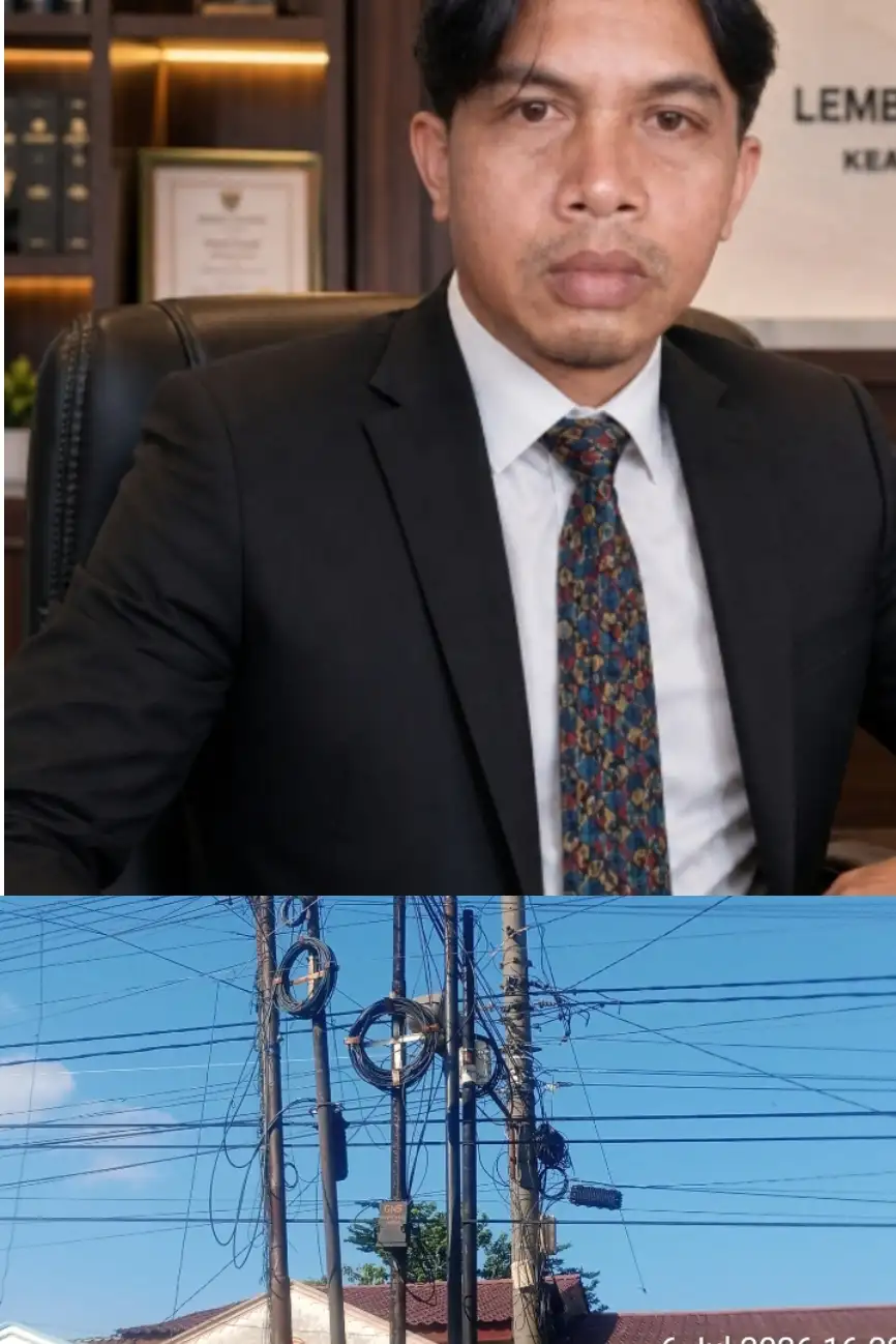 ILHAM SYAPUTRA Soroti Kabel Wifi Menumpang  Tiang Listrik Di TANAH JAWA–HUTABAYURAJA, Surat Akan Dilayangkan  Ke PLN.
