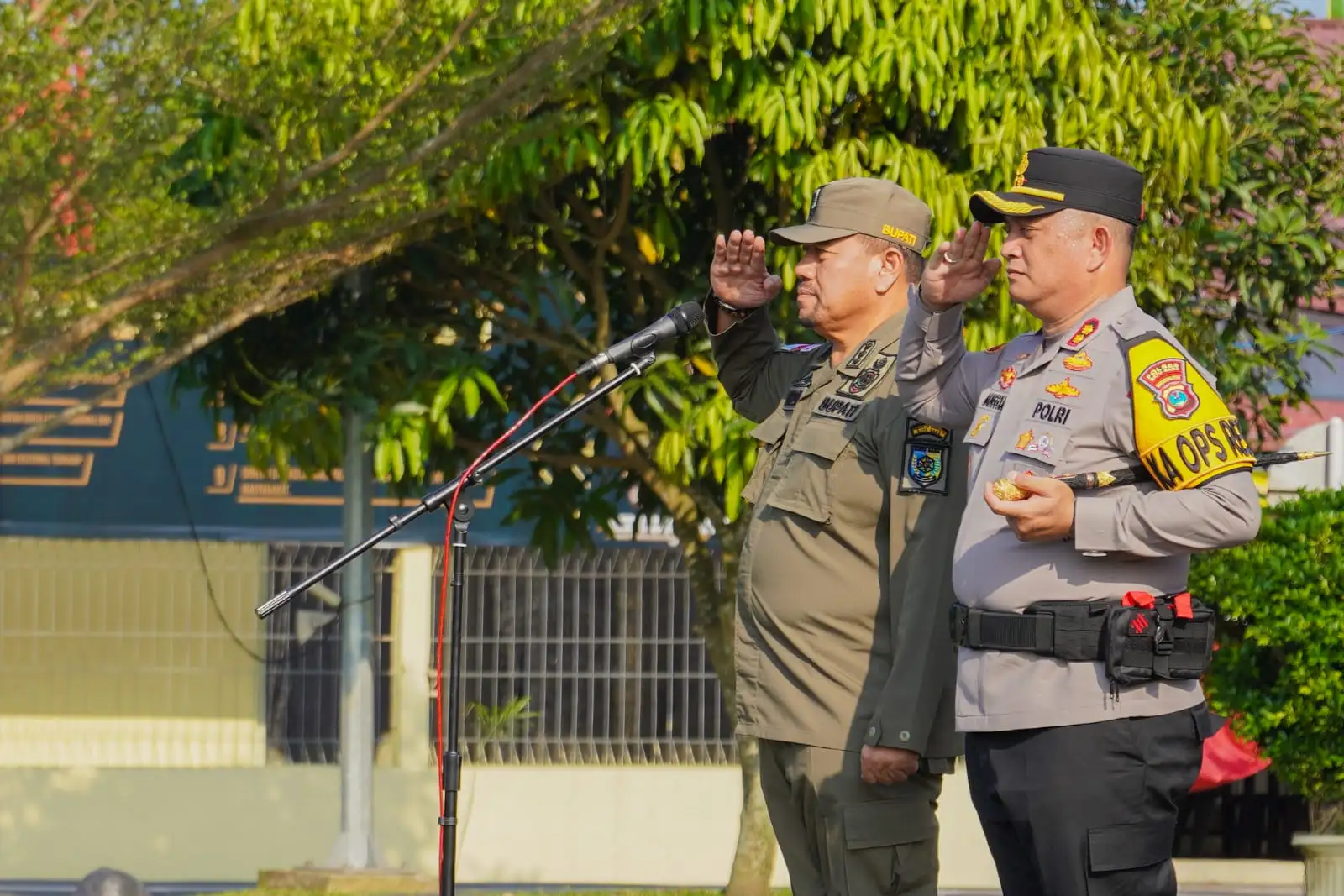 Menyambut Hari Raya Idulfitri 1447 H, Bupati Baharuddin Bersama Polres Batubara Gelar Apel Pasukan Operasi Ketupat 2026