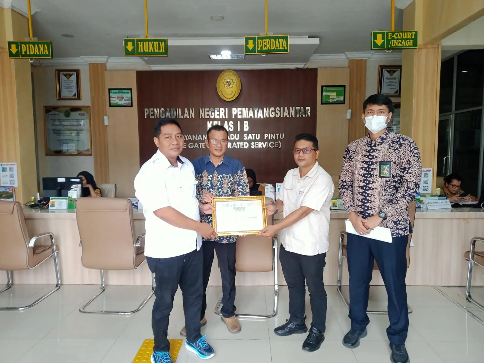 KPKM-RI Tegaskan Dukungan Terhadap Penguatan Peradilan, Pengadilan Negeri Pematangsiantar Sambut Positif Sinergitas Posbakum.
