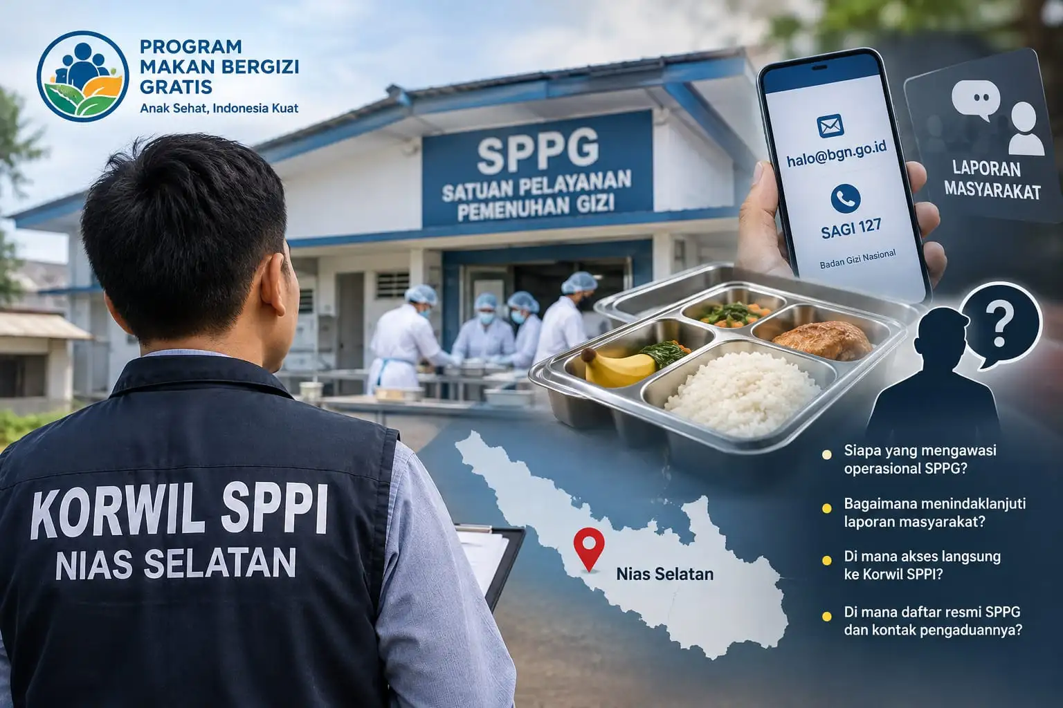 Pengawasan SPPG di Nias Selatan Dipertanyakan, Korwil SPPI Arahkan Aduan ke BGN