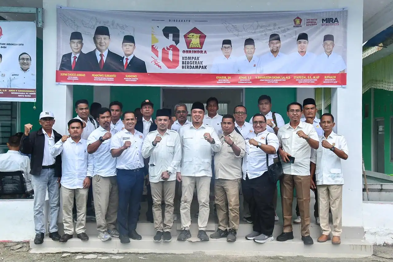 Peringati HUT ke-18 Gerindra, DPC Gerindra Batubara Hadirkan Kebahagiaan dan Pengabdian Nyata untuk Rakyat