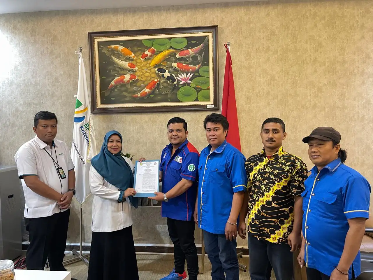 Silahturahmi PC FSP KEP SPSI Pematangsiantar Pererat Kerjasama Dengan BPJS Ketenagakerjaan.