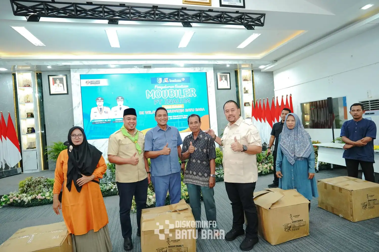 Pemkab Batu Bara Salurkan Bantuan 465 Paket Mobiler Sekolah dari PT Inalum