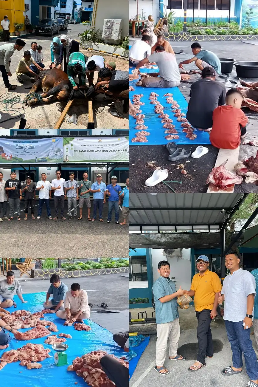 PLN UP3 Pematangsiantar Tebar Kepedulian Di Idul Adha 1447 H, Salurkan Daging Qurban untuk 150 Penerima.