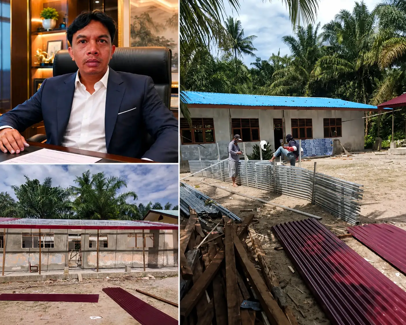 Proyek Revitalisasi SD Negeri 091559 Banua Disorot, Papan Proyek Tak Terpasang Dan Dugaan Pekerjaan Dialihkan Ke Pihak Ketiga.