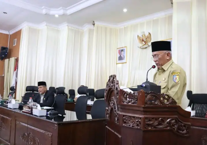 DPRD Batu Bara Gelar Paripurna, Jawaban Bupati atas Pandangan Fraksi Ranperda Perubahan PT Batra Berjaya Disampaikan.