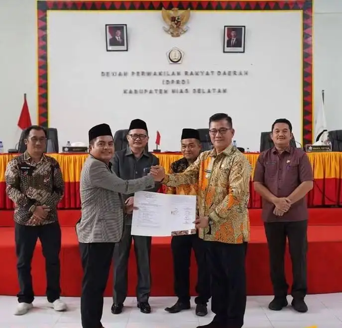 Rp203,5 Miliar Sah Bertambah !!!   P-APBD Nias Selatan Ditetapkan, Paripurna Diwarnai Kehangatan dan Pantun