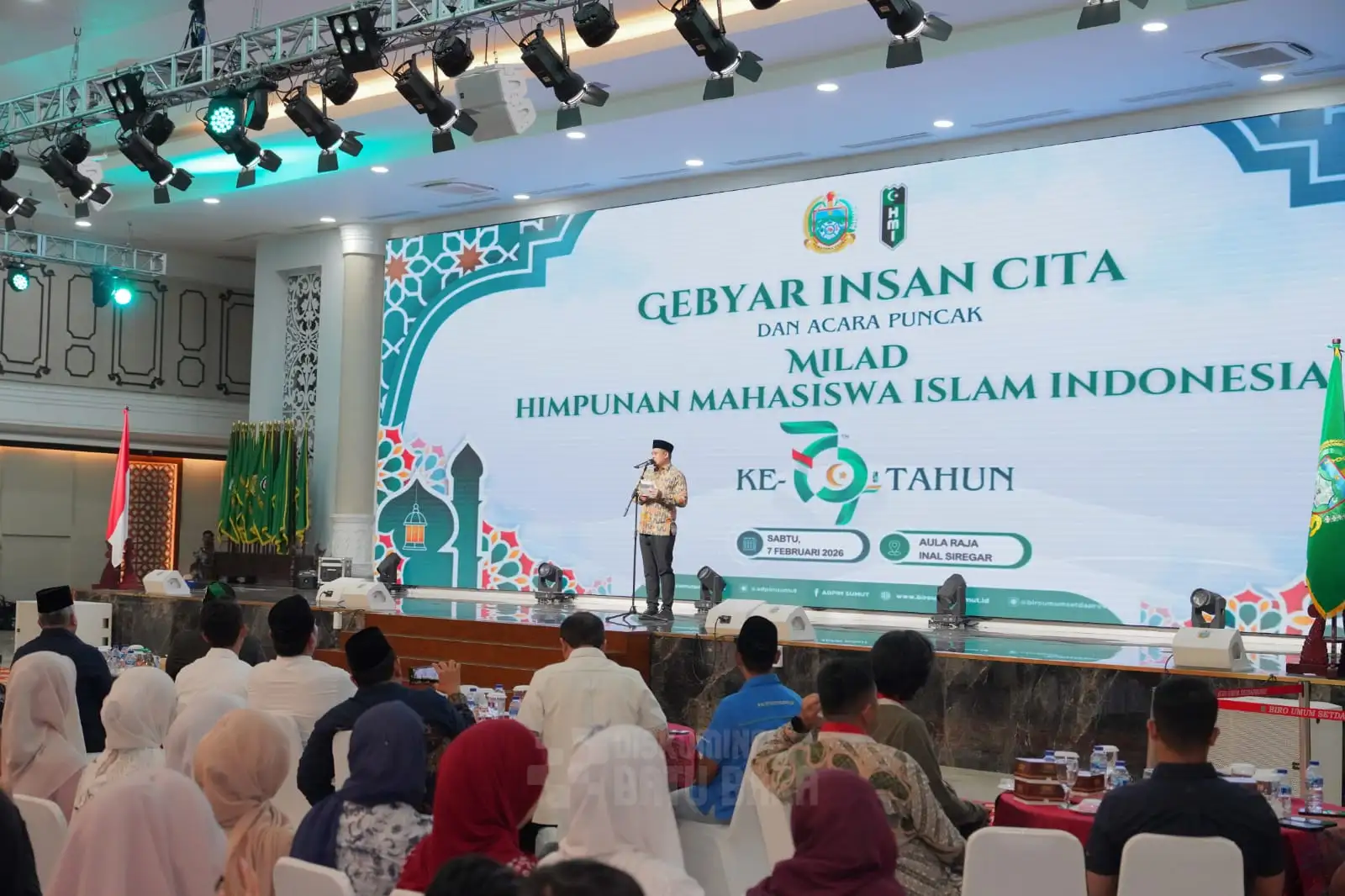 Bupati Batubara Hadiri Gebyar Insan Cita dan Puncak Milad HMI ke-79 Tahun