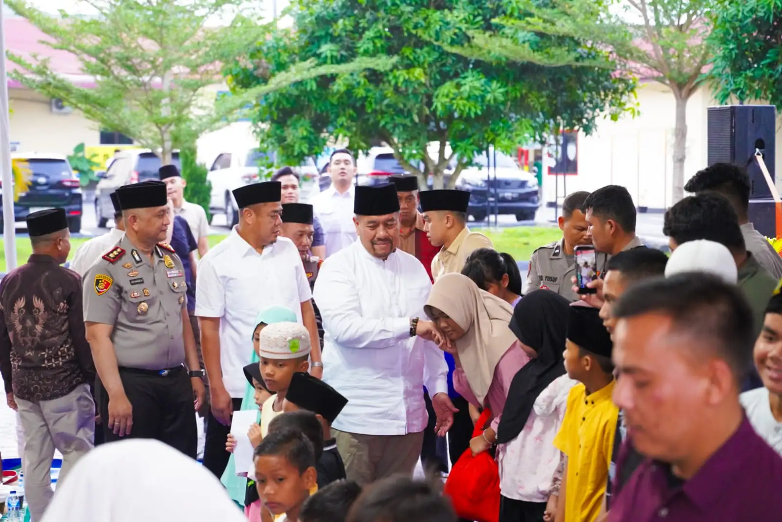 Perkuat Sinergi dan Ukhuwah Islamiyah, Bupati Batu Bara Hadiri Buka Puasa Bersama Polres Batubara
