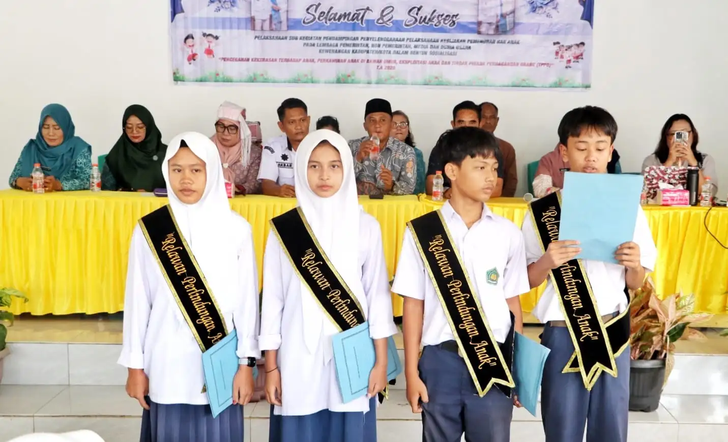 Pemkab Simalungun Gelar Sosialisasi Pemenuhan Hak Anak Dan Deklarasi Relawan Perlindungan Anak.